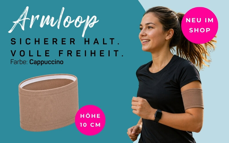 Armloop zur Sensorfixierung - Cappuccino
