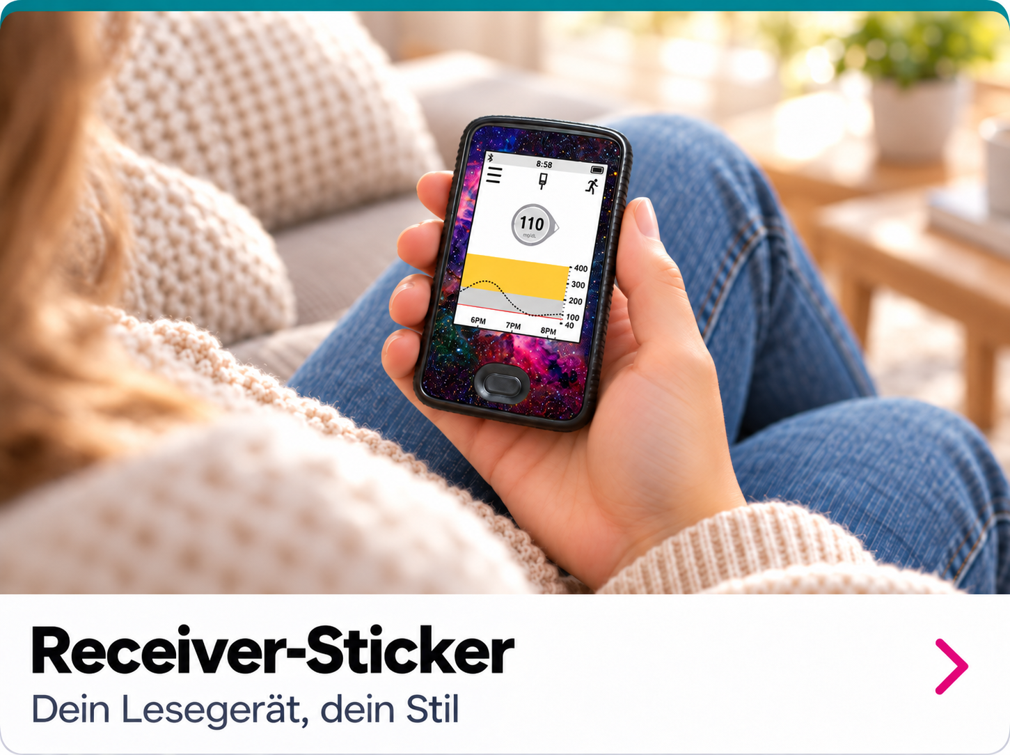 Dexcom G6 Receiver Sticker