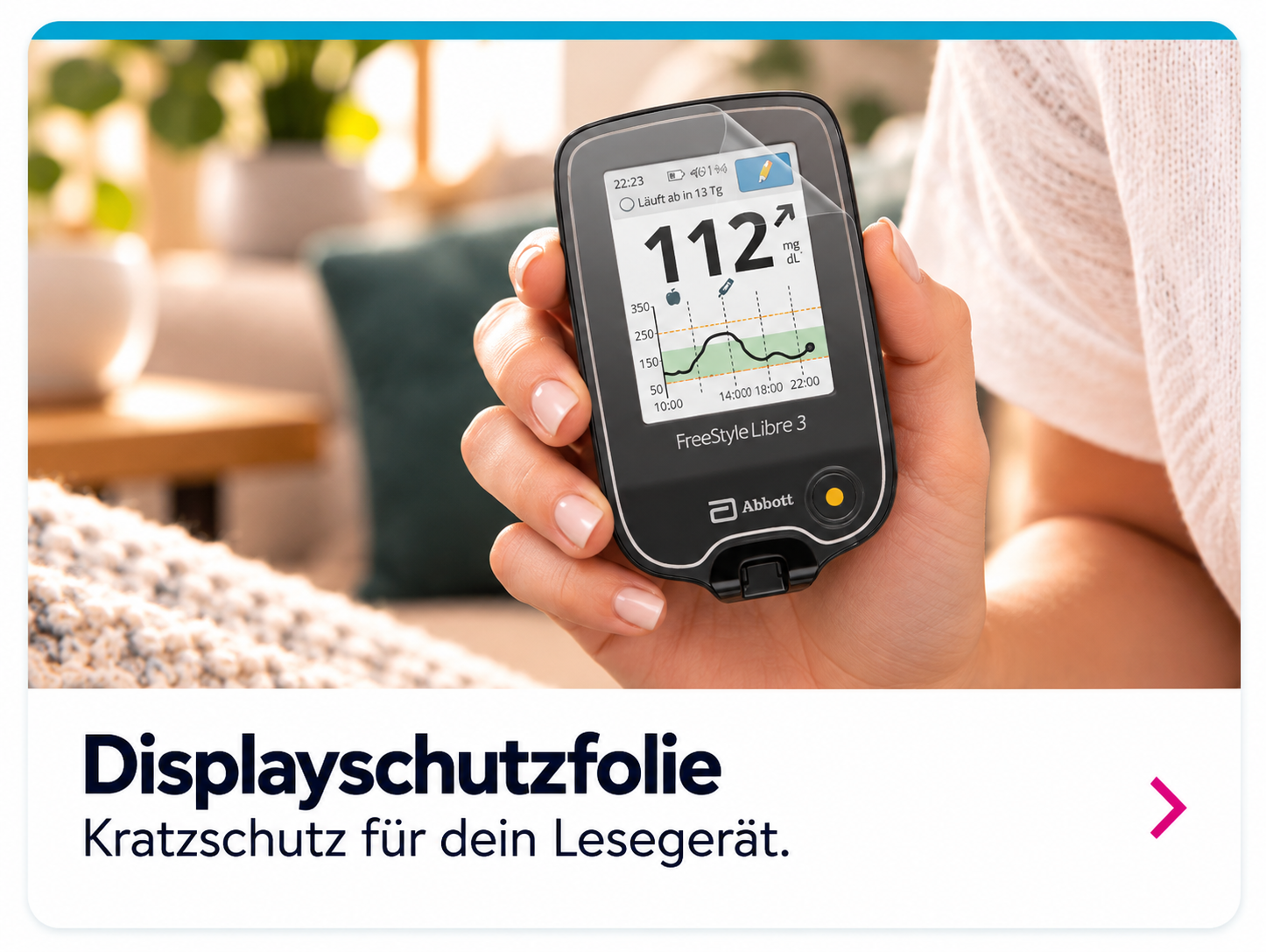 FreeStyle Libre 3 Displayschutzfolie