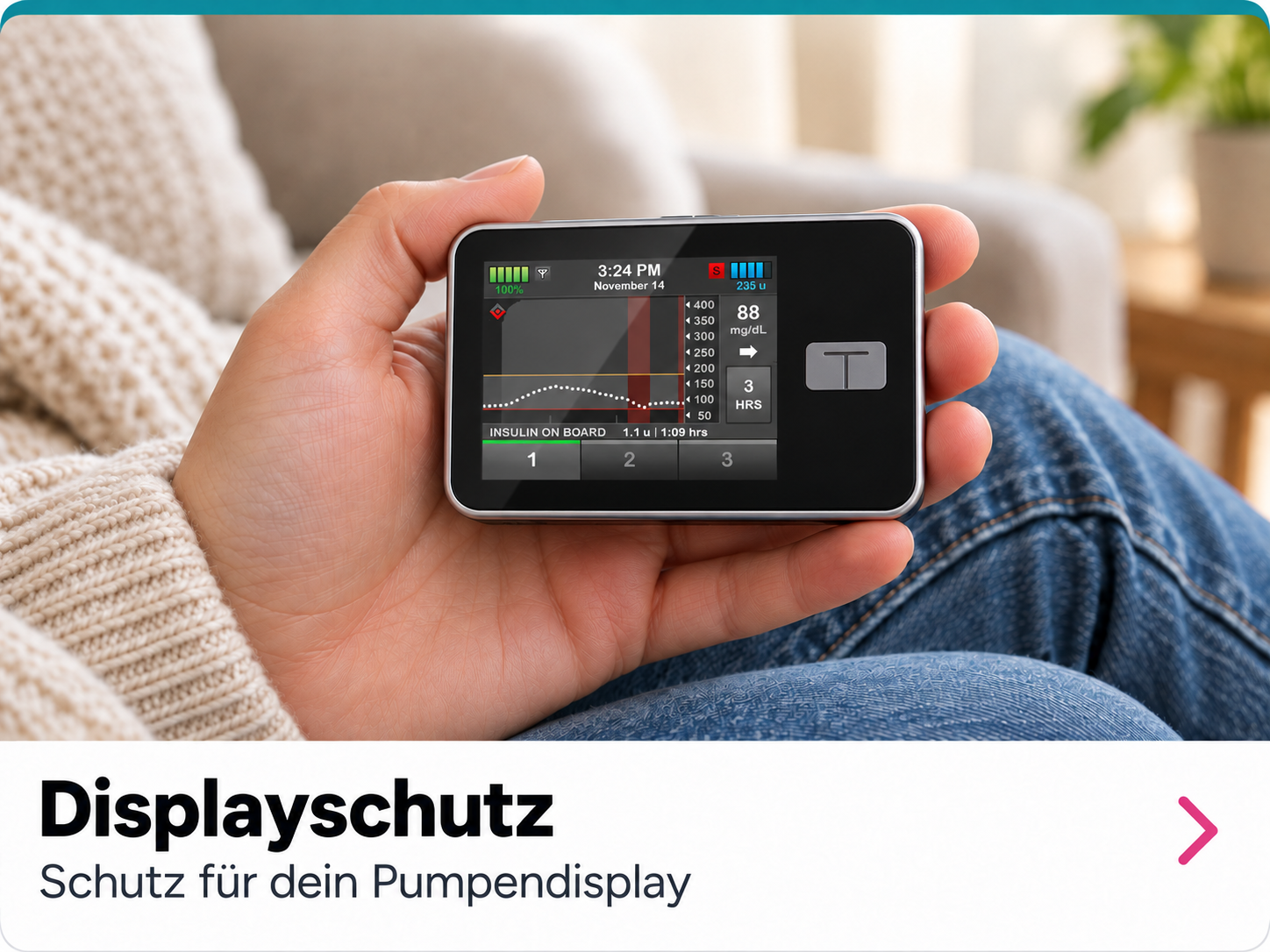 tslim Displayschutzfolie