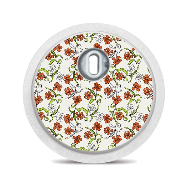FreeStyle Libre 3 Sticker - Blumenranken