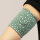 Armloop Baumwolle - Frost green and dots