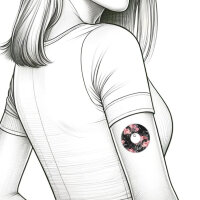 FreeStyle Libre 3 Pflaster - Black Floral