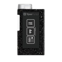 Ypsopump Sticker - Schwarz Glitzer (3 Tragevarianten)