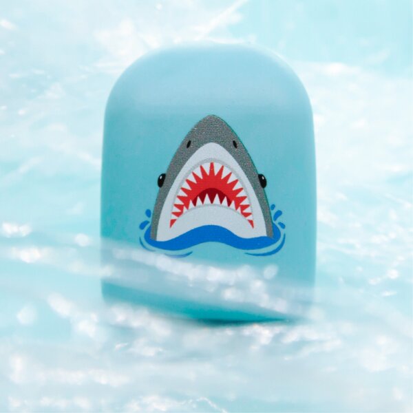 Omnipod Cover (wiederverwendbar) - Shark (light blue)