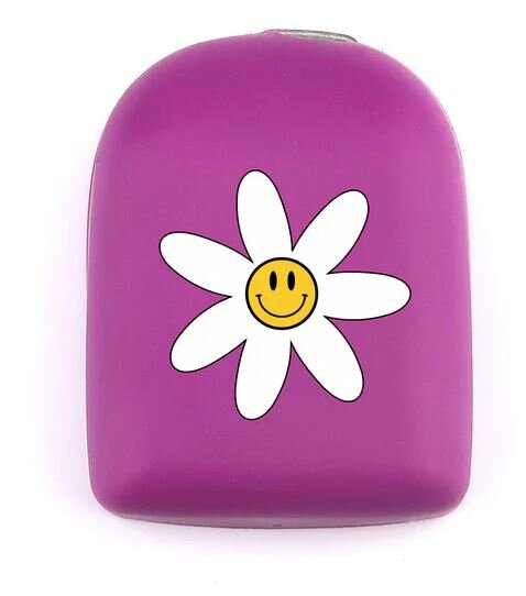 Omnipod Cover (wiederverwendbar) - Happy Daisy (Lila)
