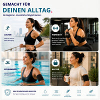 Armloop Lycra - schwarz