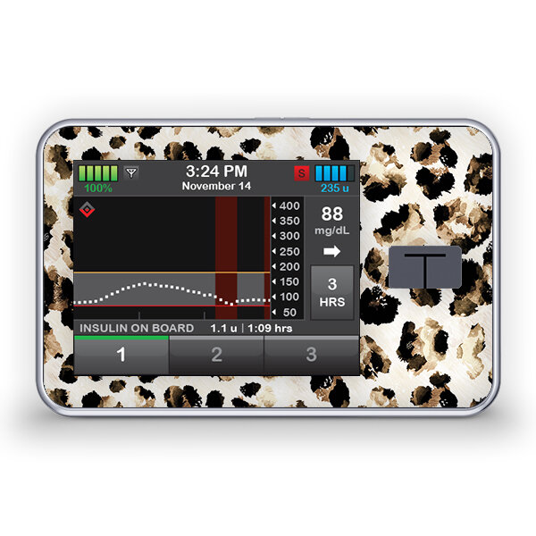 Tandem t:slim X2 Sticker - "Cheetah"