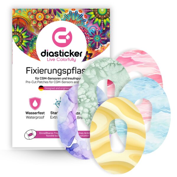 Dexcom G6 Pflaster - Mix-Paket - COTTON CANDY