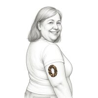 Dexcom G6 Pflaster - "Tiger Mood"