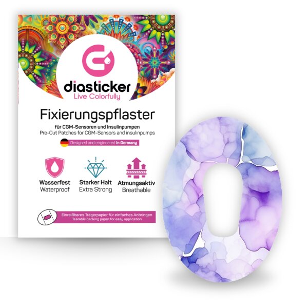 Dexcom G6 Pflaster - "Lilac Breeze"