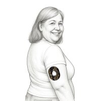 Dexcom G7 Pflaster - "Desert Snake"