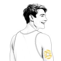 Dexcom G7 Pflaster - "Buttercream"