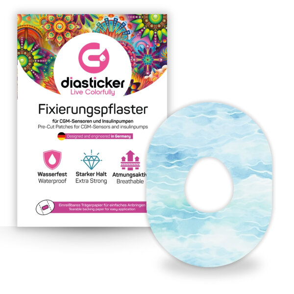 Dexcom G7 Pflaster - "Baby Blue"
