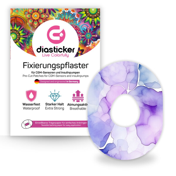 Dexcom G7 Pflaster - "Lilac Breeze"