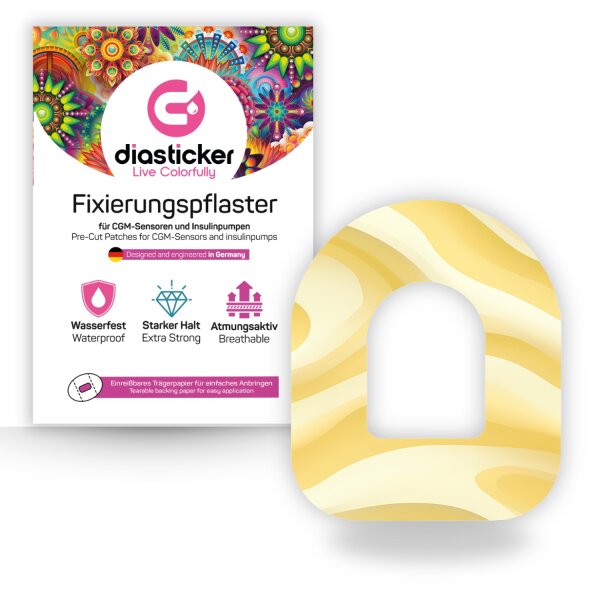 Omnipod Pflaster - "Buttercream"