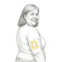 Omnipod Pflaster - "Buttercream"