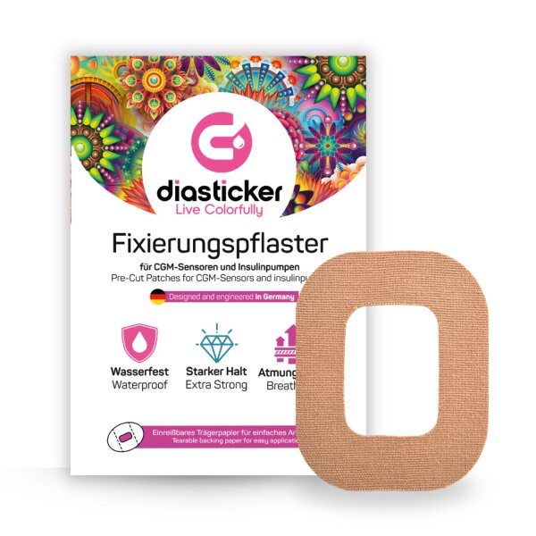 TouchCare Nano PUMP Fixierpflaster - verschiedene Farben 10 Stück-Beige