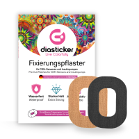 TouchCare Nano CGM Fixierpflaster - 20 Stück, Beige