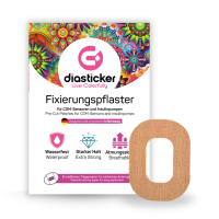 TouchCare Nano CGM Fixierpflaster - 30 Stück, Schwarz