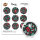 FreeStyle Libre 3 Sticker - 9er Set "Rowanberry"