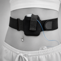 BAUCHGURT für Insulinpumpe - Black