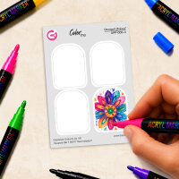 Omnipod Podsticker – Color Me (4er Set)