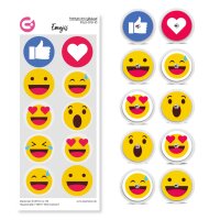 FreeStyle Libre 2 Sticker - 10er Set "Emojis"