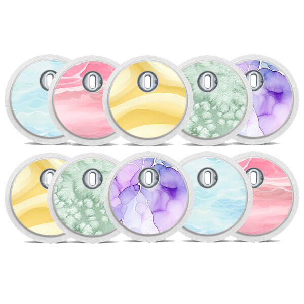 FreeStyle Libre 3 Sticker - 10er Set "Cotton Candy"
