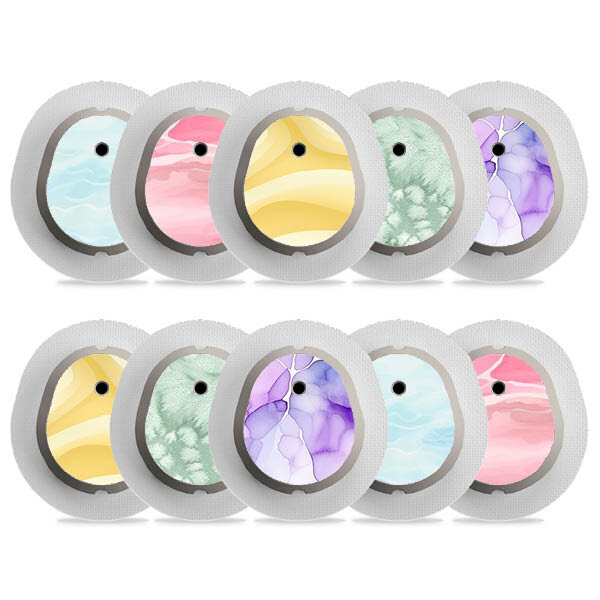 Dexcom G7 Sticker - 10er Set "Cotton Candy"