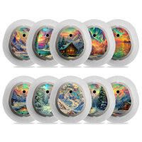 Dexcom G7 Sticker - 10er Set "Winter Glow"