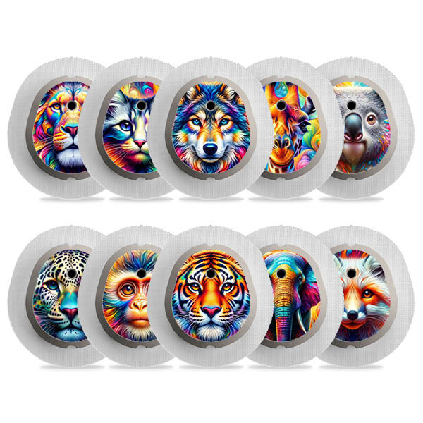 Dexcom G7 Sticker - 10er Set "Wildlife"