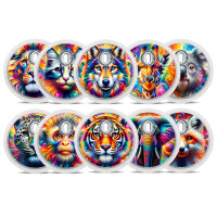 FreeStyle Libre 3 Sticker - 10er Set "Wildlife"
