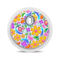 FreeStyle Libre 3 Sticker - 10er Set "Flower Power"