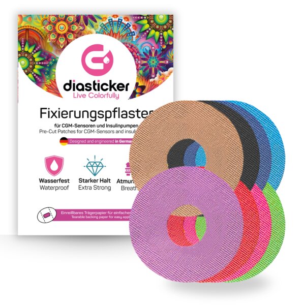 FreeStyle Libre 3 Fixierpflaster - verschiedene Farben