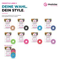FreeStyle Libre 3 Fixierpflaster - verschiedene Farben