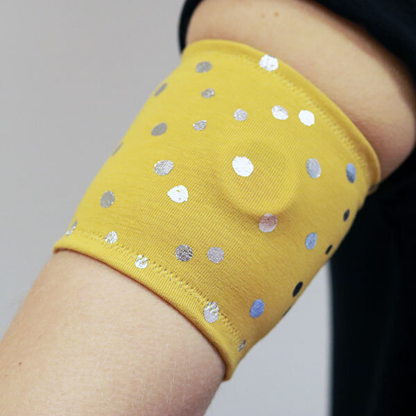 Armloop Baumwolle - Curry and dots