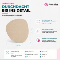 Overpatch XL Fixierpflaster (8,5 cm) - Farbe wählen