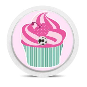 Freestyle Libre Sticker Cupcake