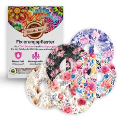 Fixierpflaster für Enlite Guardian Fixiertapes Blumen Frauen